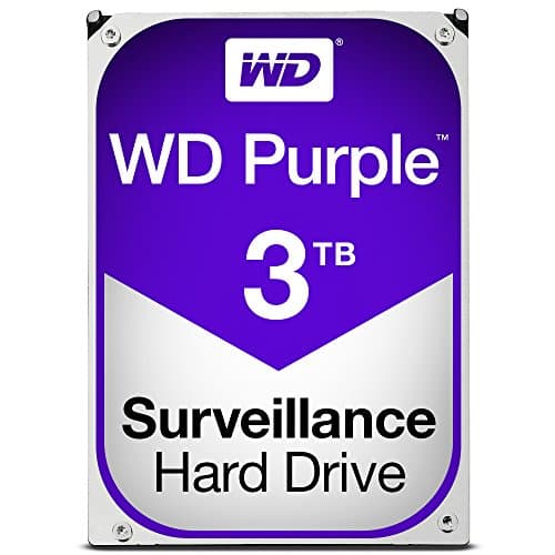 Image of WD 3 TB 3.5-inch Internal SATA Surveillance Storage Hard Drive - Purple