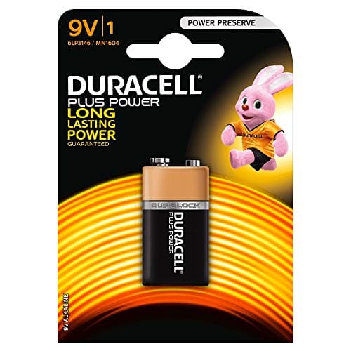 Image of Duracell Plus Power 9V Battery - Single - 2 Pack
