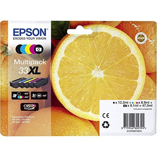 Image of Epson 33XL Orange Multipack Claria 5-Colours