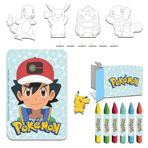 Image of Amscan 9917113 - Pokémon Kids Birthday Party Bag Favours Pack - 24 Pieces