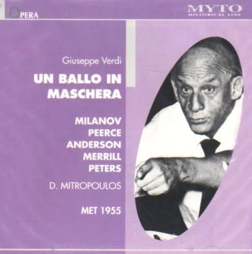 Image of Un Ballo in Maschera: Mialnov by Verdi, Mitropolous (2009-04-01)