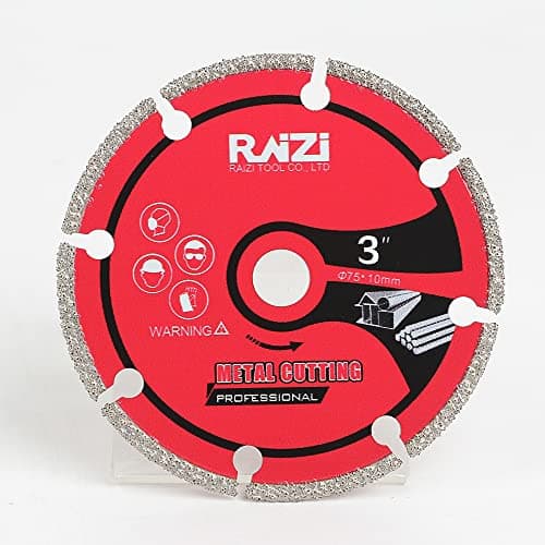 Image of Raizi 75mm Professional Diamond Metal Cutting Disc Blade for Steel Cast Iron Rebar Aluminium