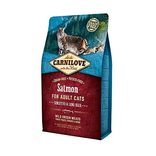 Image of Carnilove Salmon Sensitive & Long Hair Dehydrated Cat Food 400 g – 400 g