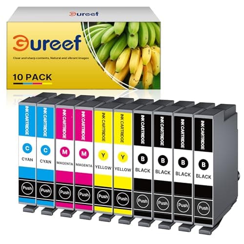Image of Gureef Compatible with 604xl Ink Cartridges Multipack for Epson XP2200 Ink Cartridges Compatible with XP 3200 XP 4200 XP-4205 XP 2200 XP-2205 WF-2935 (10 Pack)