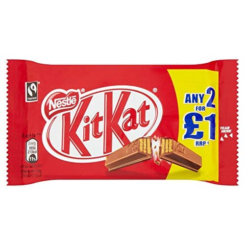 Image of Kit Kat 4 Finger Milk Chocolate Bar - Pack of 24 x 41.5G