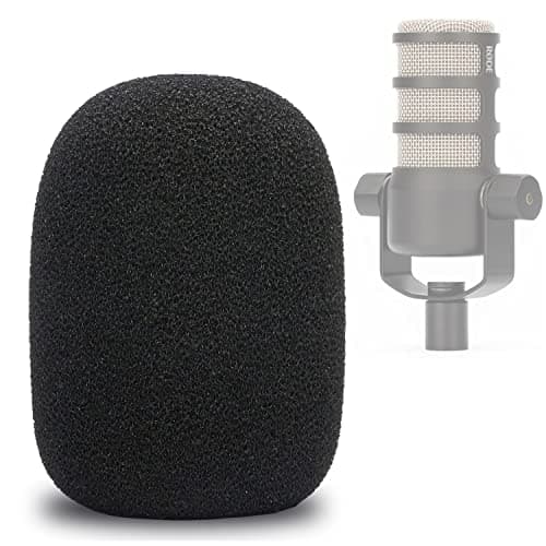 Image of YOUSHARES Rode PodMic Pop Filter - Mic Windscreen Microphone Cover Foam for Rode PodMic Podcasting Microphone to Blocks Out Plosives