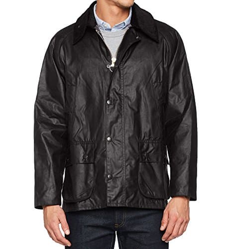 Image of Barbour Men's Bedale Wax Jacket - Black MWX0018BK91 (A322) - 46