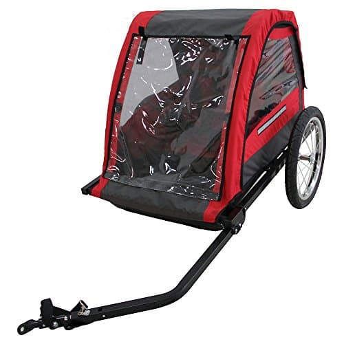 Image of Raleigh - TRA030 - Entrepid 2 Seater Children's Trailer for Bicycles in Red