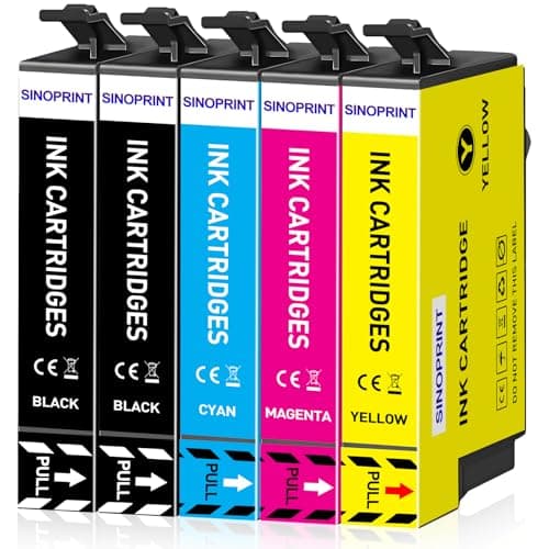 Image of SINOPRINT 405XL Ink Cartridges Compatible with Epson 405 XL Ink for WorkForce Pro WF-4820 WF-4830 WF-7830 WF-7840 WF-3820 WF-3825 WF-7310 WF4820 WF4830 WF3820 WF7830 WF7840 Printer (5-Pack)