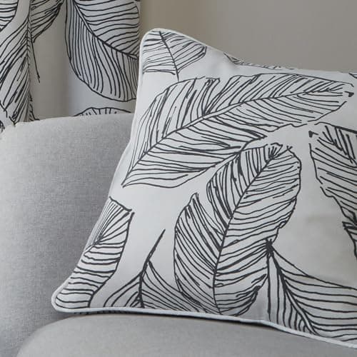 Image of Fusion - Matteo - 100% Cotton Cushion Cover - 43 x 43cm in Black