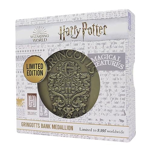 Image of Harry Potter Limited Edition Gringotts Bank Medallion