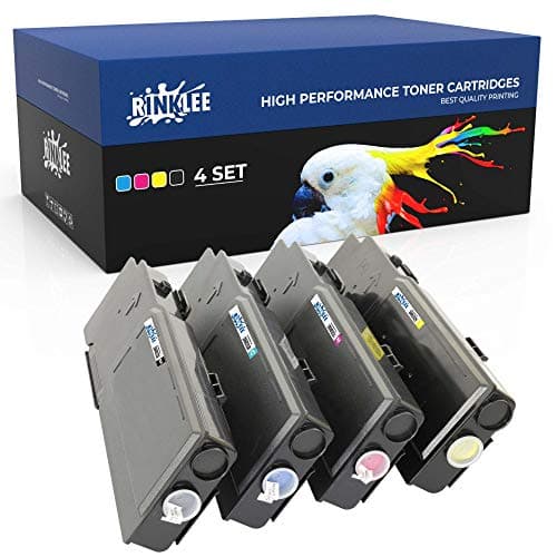 Image of RINKLEE Toner Cartridge Compatible with Xerox VersaLink C400 C400DN C400N C405 C405DN C405N | High Yield 10500/8000 Pages | Black/Cyan/Magenta/Yellow, 4-PACK