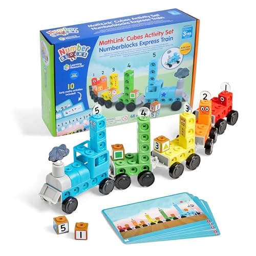 Image of Learning Resources Numberblocks Express Train Activity Set, Ages 3+, Build Numberblocks One to Five, Learn Counting, Addition & Subtraction
