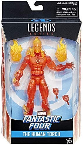 Image of Marvel Fantastic Four Legends The Human Torch Exclusive Action Figure