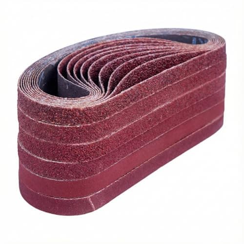 Image of OHIZVZV 60 Pack Sanding Belts, 13 x 457 mm Assorted Grit Sanding Belts - 10 Each of 40/60/80/120/180/240 Grits, Compatible with Black&Decker Power Sander