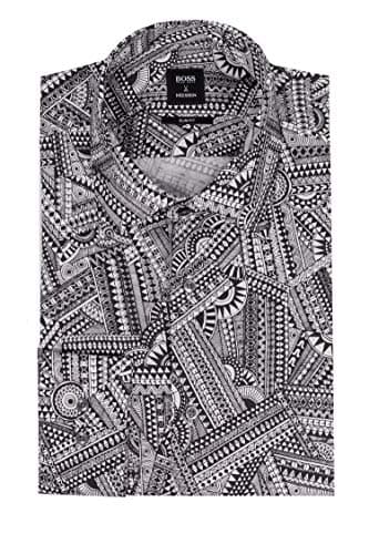 Image of BOSS Hugo Meissen Men White Slim fit Shirt Casual Capsule Collection Big 5 Jango 50422089 (38/15)