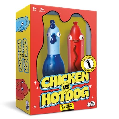 Image of Big Potato Chicken vs Hotdog: The Ultimate Challenge Party Game for Flipping-Fun Families, Board Game for Game Nights