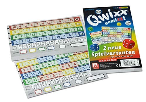 Image of NSV - 4033 - QWIXX - gemixxt - additional blocs (set of 2) - dice game