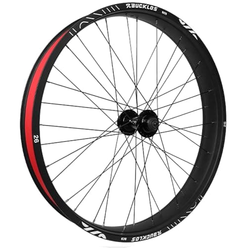 Image of AEYINO 26 x 4.0 Inch Fat Tire Bike Wheel Front Mountain Bicycle Rim 135mm Hub 9mm Quick Release Wheelset Aluminum Alloy Disc Brake 36 14G Spoke for MTB Ebike Beach Snow Cruiser