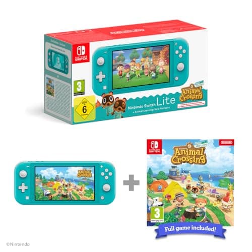 Image of Nintendo Switch Lite (Turquoise) + Animal Crossing New Horizons