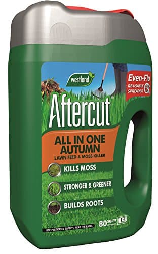 Image of Aftercut All In One Autumn Lawn Care (Lawn Feed and Moss killer) Even Flo Spreader, 80 m2, 2.8 Kg