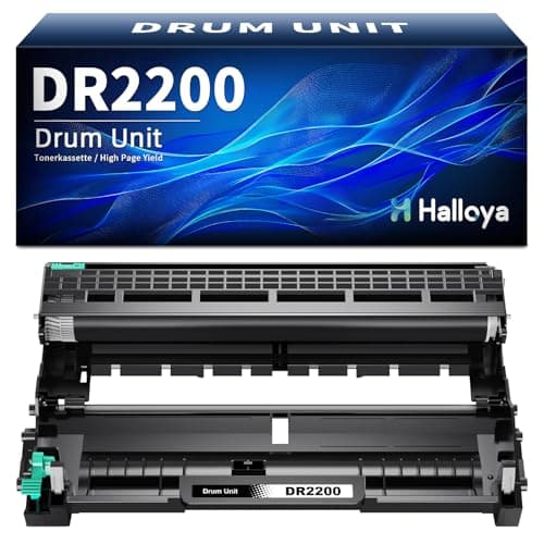 Image of Halloya Drum Compatible with DR2200 DR-2200 for Brother DCP-7055 Brother HL-2135W HL-2130 HL-2132 HL-2140 DCP-7057 - DR-2200 - Black 12,000 Pages