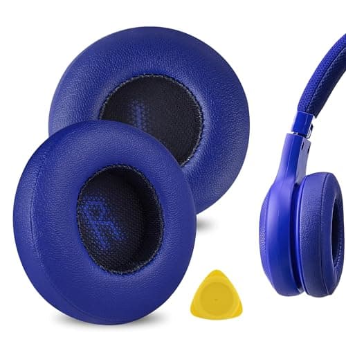 Image of Geekria Replacement Ear Pads for JBL E35/ E45BT/ E45/ C45BT Headphones Ear Cushions, Repair Parts (Blue)