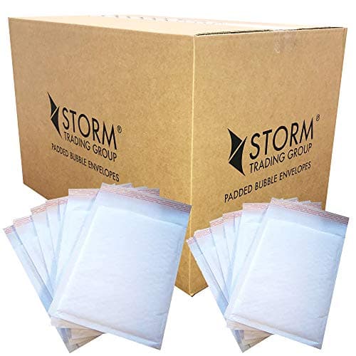 Image of 50 White Padded Bubble Envelopes A5 170 x 245mm STG 4