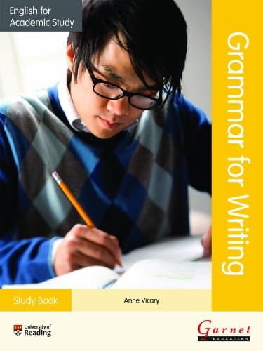 Image of English for Academic Study: Grammar for Writing Study Book