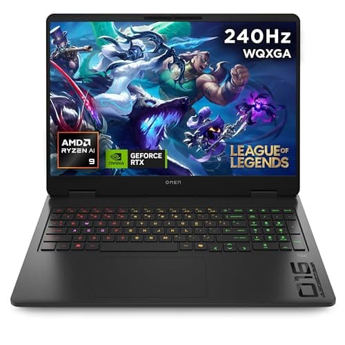 Image of HP OMEN 16" Gaming Laptop | AMD Ryzen AI 9 365 Processor | 24GB RAM | 1TB SSD | NVIDIA GeForce RTX 5070 | 244Hz VRR 2.5K WQXGA Anti-glare Screen | Windows 11 | AMD FreeSync | Fast Charge | 16-ap0001sa