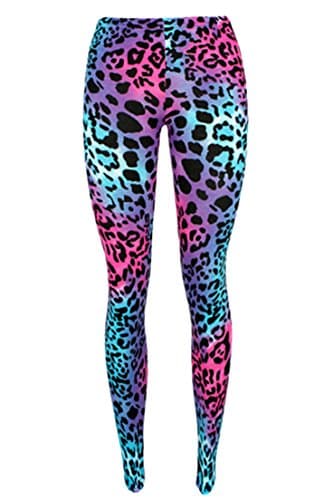 Image of Lovetoenvy Ladies Animal Print Leggings (Multi-Colored) (X/L (16-18)