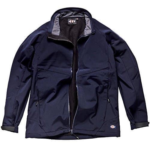 Image of Dickies - Outerwear for Men, Softshell Jacket, Waterproof, Navy Blue, S