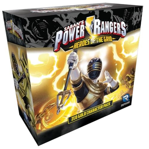 Image of Renegade Game Studios | Power Rangers Heroes of the Grid Zeo Gold Character Pack | Strategic Cooperative Board Game | 2-5 Players | 45-60 Minutes