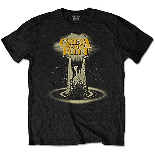 Image of Greta Van Fleet GVFTS03MB05 T-Shirt, Black, XXL (Mens 44"-46")