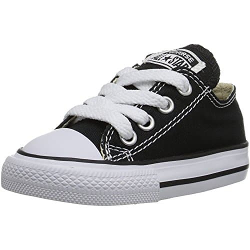Image of Converse All Star Low Infant Trainers Black White - 5 Infant UK