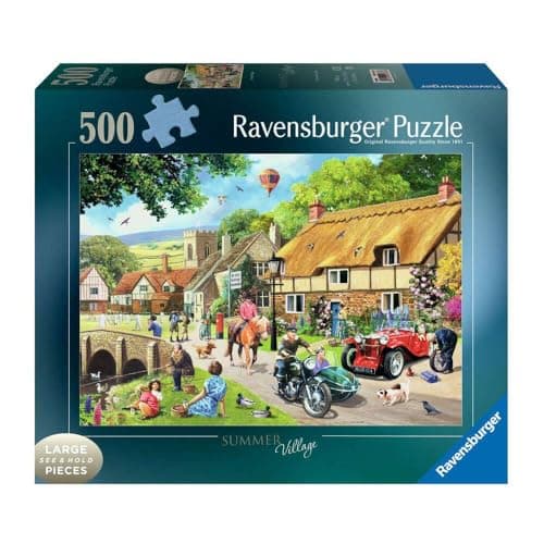 Image of Ravensburger Summer Village 500 Piece Jigsaw Puzzle for Adults and Kids Age 10 Years Up - Large Format