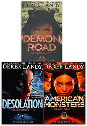 Image of The Demon Road Trilogy 3 Books Collection Set by Derek Landy (Demon Road; Desolation; American Monsters)