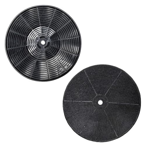 Image of 2 Pack Carbon Charcoal Range Hood Filter Compatible with CDA CCA52WH CHA15 Cooker Hood, Removes Odour & Grease Replacement Filter