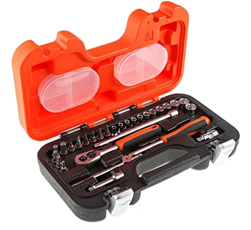 Image of Best Price Square SOCKET SET, 1/4" DRV S290 By BAHCO