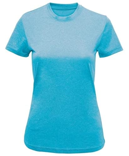 Image of COOZO Ladies Recycled Performance T-Shirt - Turquoise Melange - S