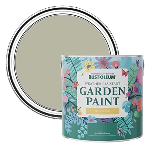 Image of Rust-Oleum Brown Mould-Resistant Garden Paint In Matt Finish - Tanglewood 2.5L