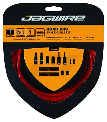 Image of Jagwire Road Pro Complete Brake Cable Kit - Red