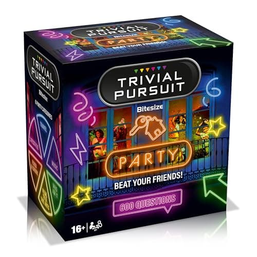 Image of Winning Moves Party Trivial Pursuit Bitesize Card Game, 600 questions Trivial game for ages 16 plus