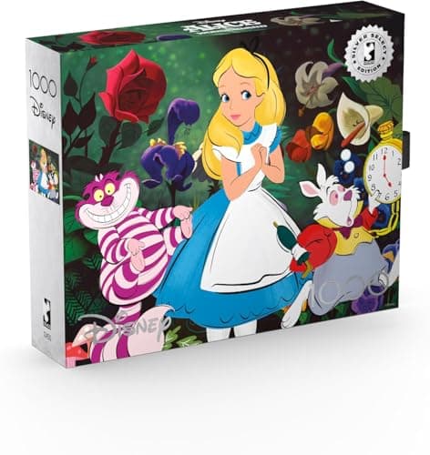 Image of Buffalo Games - Silver Select - Disney - Alice in Wonderland, Alice and Friends - 1000 Piece Jigsaw Puzzle for Adults -Challenging Puzzle Perfect for Game Nights