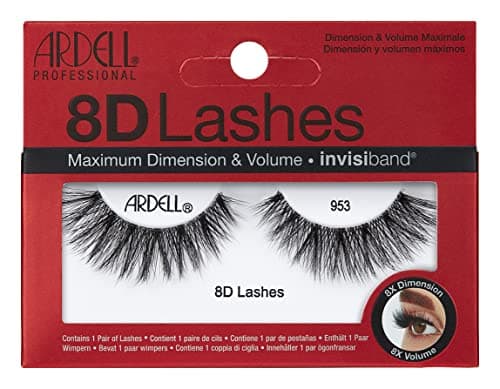 Image of Ardell 8D 953 False Eyelashes, Maximum Volume, Long Length, Vegan Friendly, 1 Pair (Pack of 1)