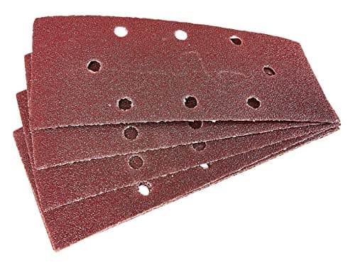 Image of Amtech V4000 P60 Grit 1/3 Sheet Sander Set, 10 piece Sanding Sheets, 93mm x 230mm Sanding Paper