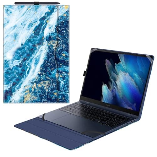 Image of Fintie Sleeve Case Cover for 15.6" Samsung Galaxy Book3 360 NP750QFG/Galaxy Book2 Pro 360 NP950QED/Galaxy Book Pro 360 NP950QDB, Sandy Wave