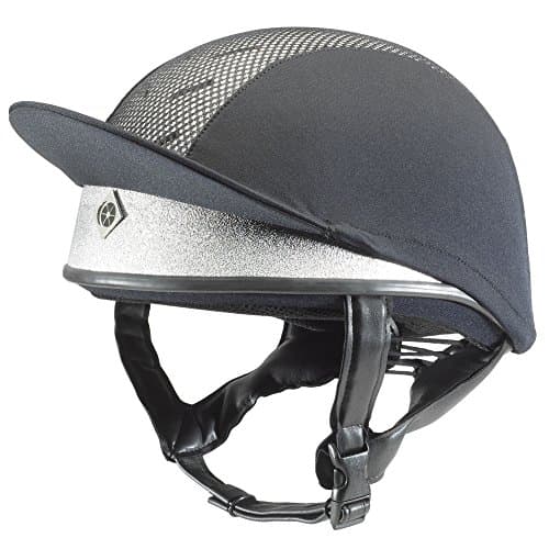 Image of Charles Owen Pro II Plus Jockey Helmet - Silver 56cm
