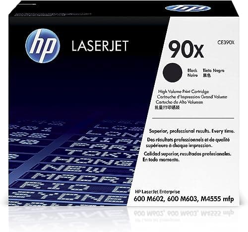 Image of HP CE390X 90X High Yield Original LaserJet Toner Cartridge, Black, Single Pack