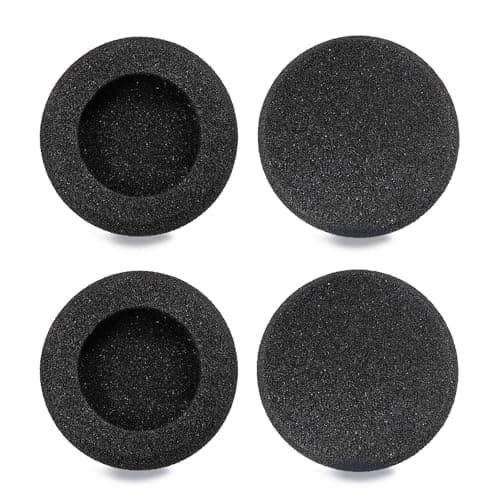 Image of Ear Cushions Replacement for Plantronics Headset, Foam Ear Pads for Plantronics HW251N HW261N HW510 HW520 Blackwire 3210 3220 3320 C320 C3225 Jabra Biz 1900 GN2000 PRO 920 930 9450 Headphones (6 Pack)